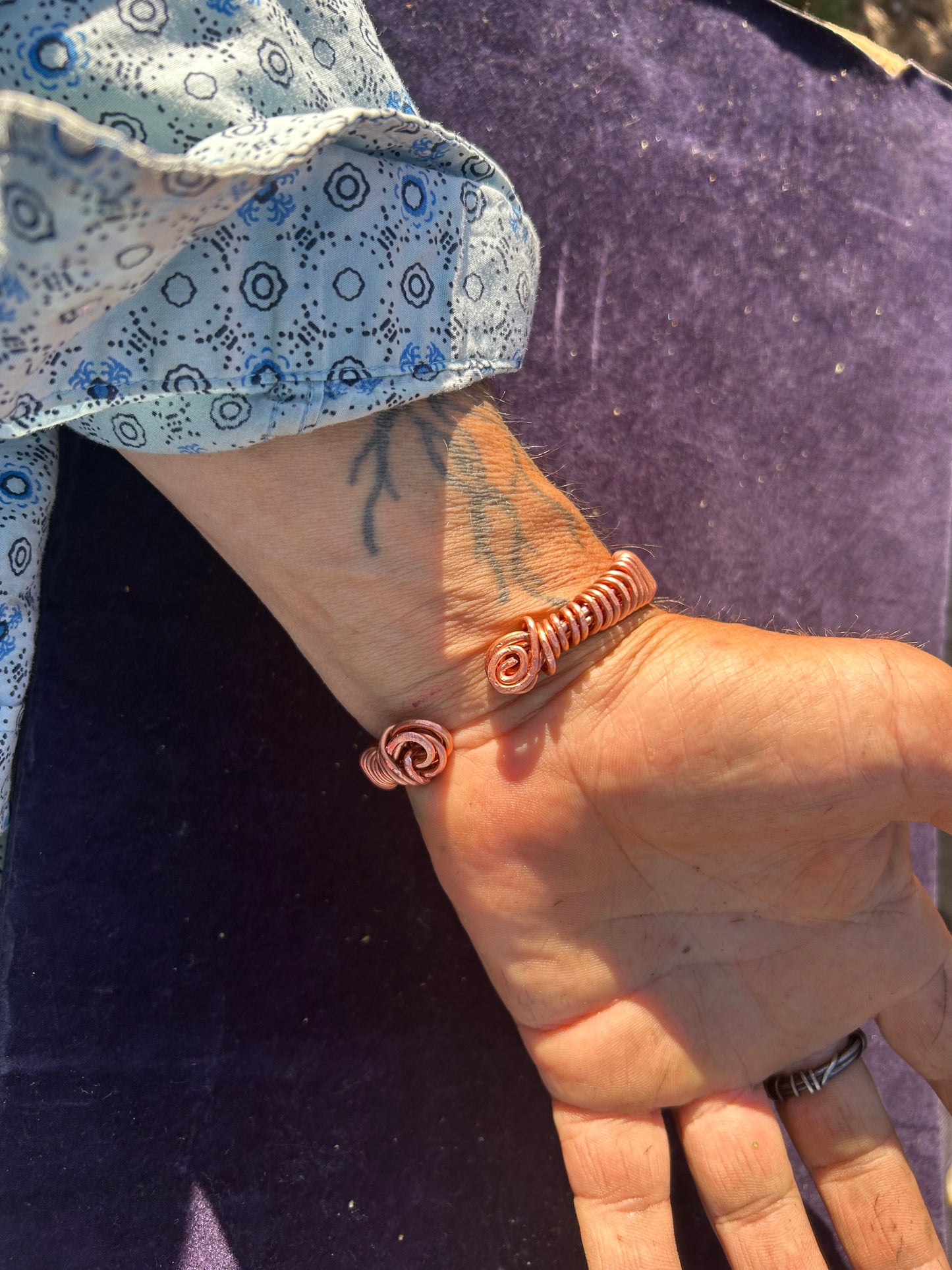 Vortex copper healing bracelet