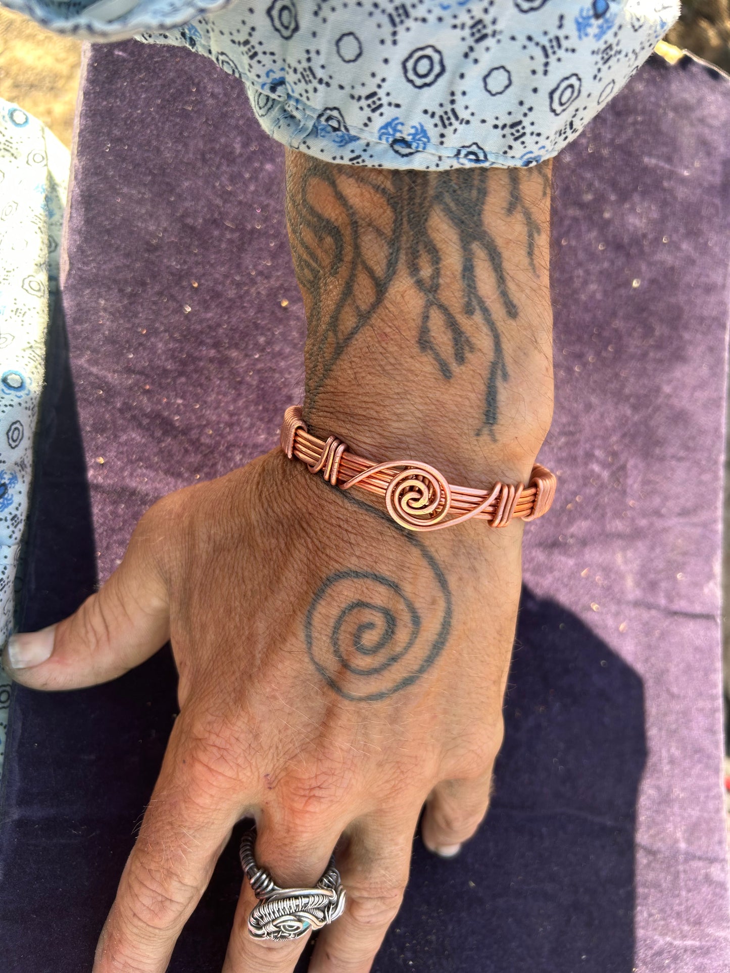 Vortex copper healing bracelet