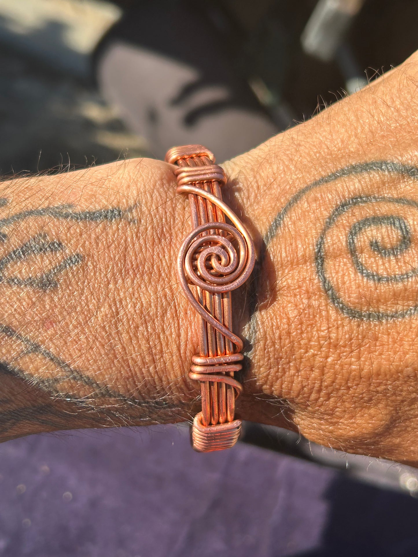 Vortex copper healing bracelet