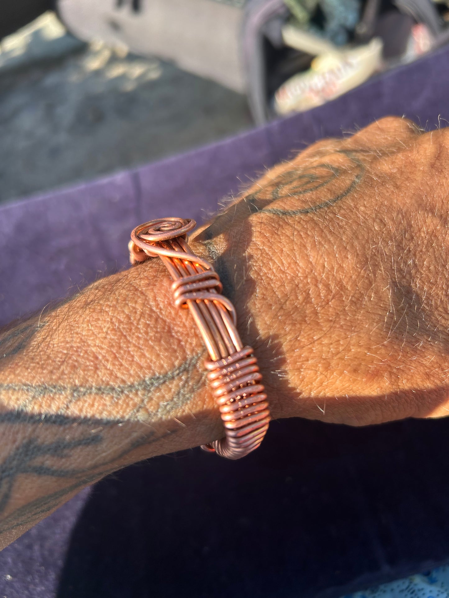 Vortex copper healing bracelet